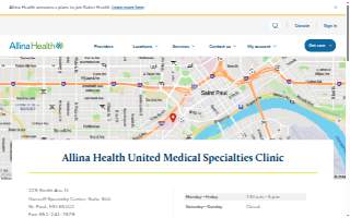 Allina Health United Medical Specialties Clinic