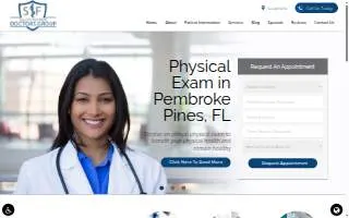 South Florida Doctors Group of Pembroke Pines website