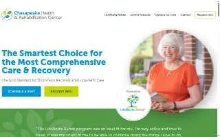 Chesapeake Health & Rehabilitation Center website