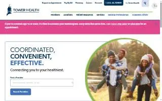 Tower Health website
