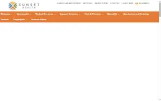 Sunset Health Inc of Yuma website