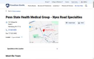 Penn State Health Medical Group - Nyes Road Specialties