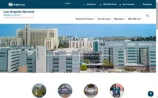 Los Angeles General Medical Center website
