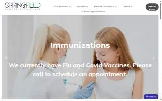 Springfield Family Physicians - Centennial Boulevard website