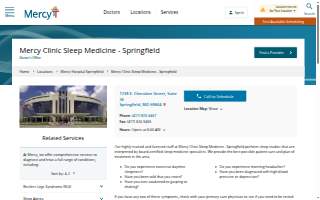 Mercy Clinic Sleep Medicine - Springfield