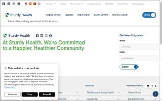 Sturdy Health Primary Care - North Attleboro (formerly North Attleborough Medical Center) website