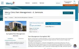 Mercy Clinic Pain Management - E. Seminole