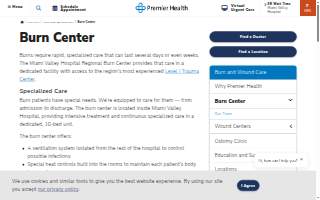 Regional Adult Burn Center at Miami Valley Hospital