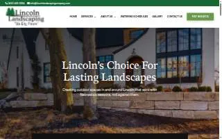 Lincoln Landscaping Co. website