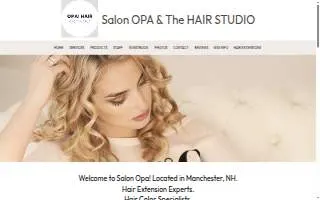 Salon OPA! Hair *Beauty *Bride website