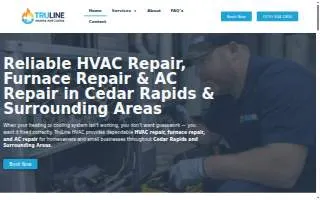 TruLine HVAC website