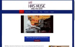 HMS Music website