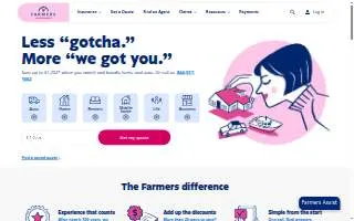 Farmers Insurance - Wayne Matthews website