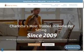 Queen City Pet Sitting of Charlotte website