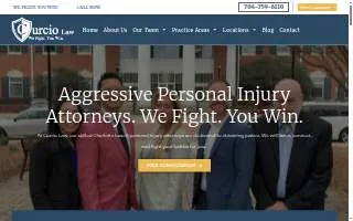 Curcio Anderson Law of Matthews website