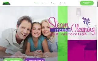 Steam Masters Carpet Cleaning website