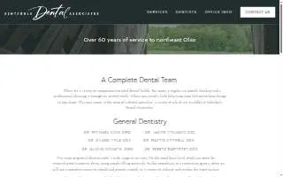 Ashtabula Dental Associates website