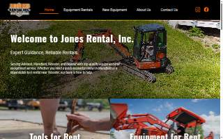 Jones Rental Inc website