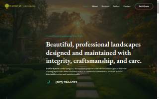 Mow by Faith Lawn care & Landscaping website