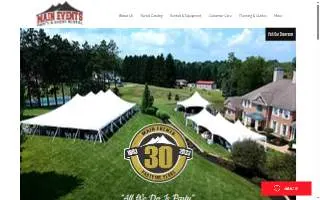 Ohio Tents Tables & Chairs of Circleville website