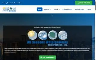 All Seasons Waterproofing & Foundation Repair, LLC of Cuyahoga Falls website