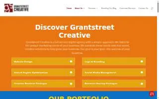 Grantstreet Creative LLC website