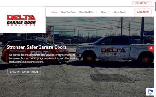 Delta Garage Door Services LLC website