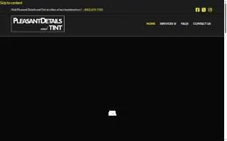 Pleasant Details and Tint, Paint Protection Film, Ceramic Coatings of Charleston website