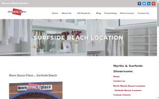 More Space Place - Surfside Beach website