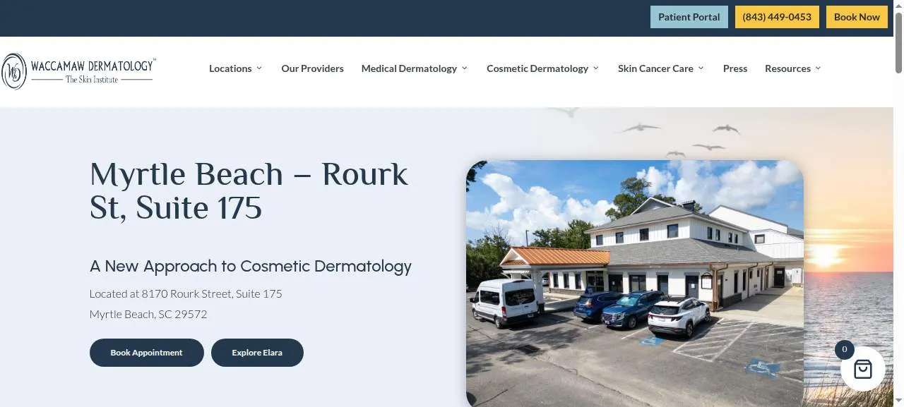 Waccamaw Dermatology - Myrtle Beach - Rourk St - Suite 175 website
