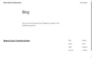 Bravo Zulu Construction website