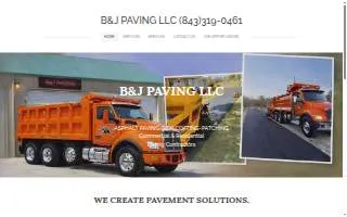 B & J Paving LLC. website
