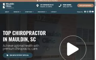 The Mauldin Clinic of Chiropractic website