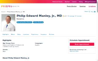 Philip Edward Manley, Jr., MD