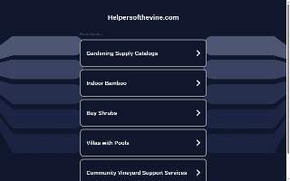 Helpers of the Vine