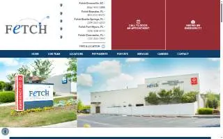 Fetch Specialty & Emergency Veterinary Centers (Greenville, SC) website