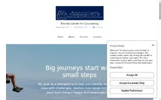 Rhodes Center for Counseling website