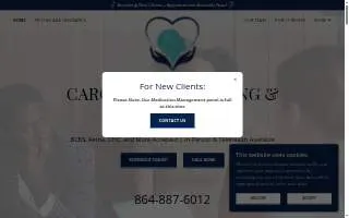 Carolina Counseling & Psychiatry website