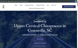 Janes Spinal Care website