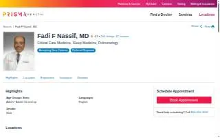 Fadi F Nassif, MD website
