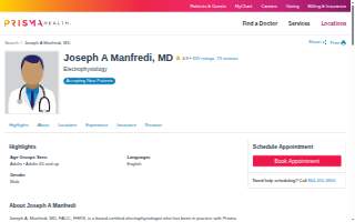 Joseph A Manfredi, MD