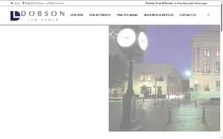 Dobson Law Group website