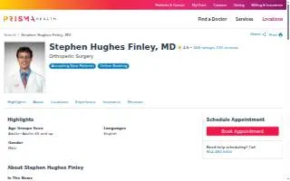 Dr. Stephen H. Finley, MD website