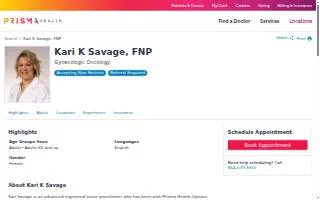 Kari Savage website