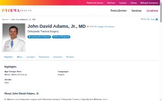 John David Adams, Jr., MD