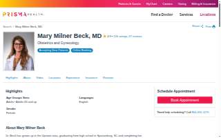 Mary Milner Beck, MD