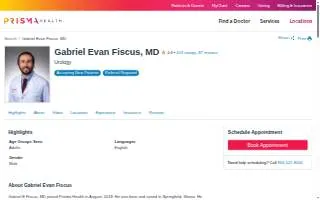 Gabriel Evan Fiscus, MD website