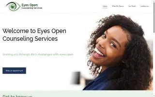 Eyes Open Counseling Services website