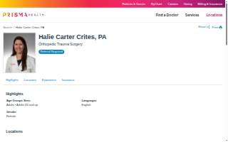 Halie Carter Crites, PA