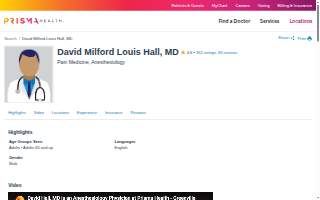 David M. Hall, MD